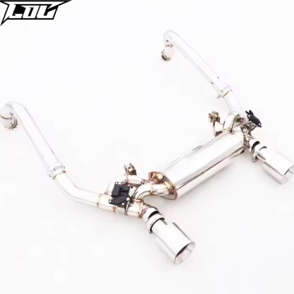 ★C.O.C★ 718 ケイマン ボクスター 可変バルブ ハイパフォーマンスエキゾースト マフラー パイプ 中間 Porsche 2.0 982 S T gts