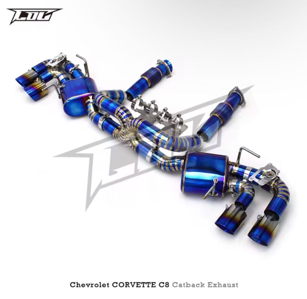 ★C.O.C★ チタン コルベット C8 可変バルブ スーパースポーツ マフラー corvette シボレー リモコン