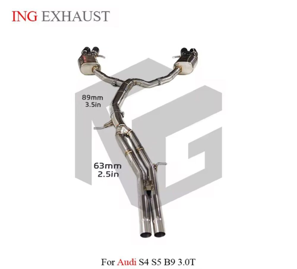 ★ING★ S4 S5 B9 可変バルブ マフラー エキゾースト アウディ audi 可変マフラー