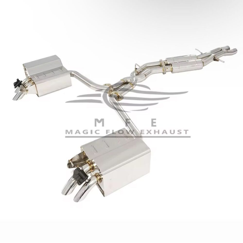 100699f0a08c0e6e_1200_1163.jpg ★MFE★ アウディ A8 D5 可変バルブ マフラー エキゾースト 中間 パイプ ミッド ディフューザー リアピース ダウンパイプ S8