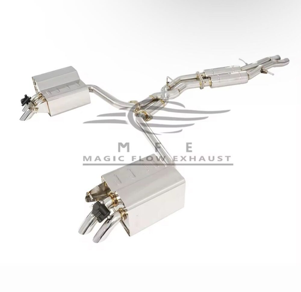 100699f0a08c0e6e_1200_1163.jpg ★MFE★ アウディ A8 D5 可変バルブ マフラー エキゾースト 中間 パイプ ミッド ディフューザー リアピース ダウンパイプ S8