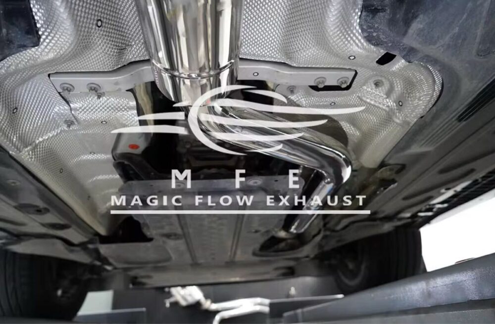 ★MFE★ X253 C253 GLC 可変バルブ マフラー エキゾースト 中間 パイプ ディフューザー リアピース 可変マフラー 200 250 300