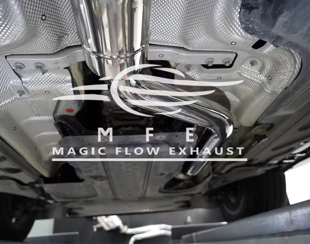 ★MFE★ X253 C253 GLC 可変バルブ マフラー エキゾースト 中間 パイプ ディフューザー リアピース 可変マフラー 200 250 300