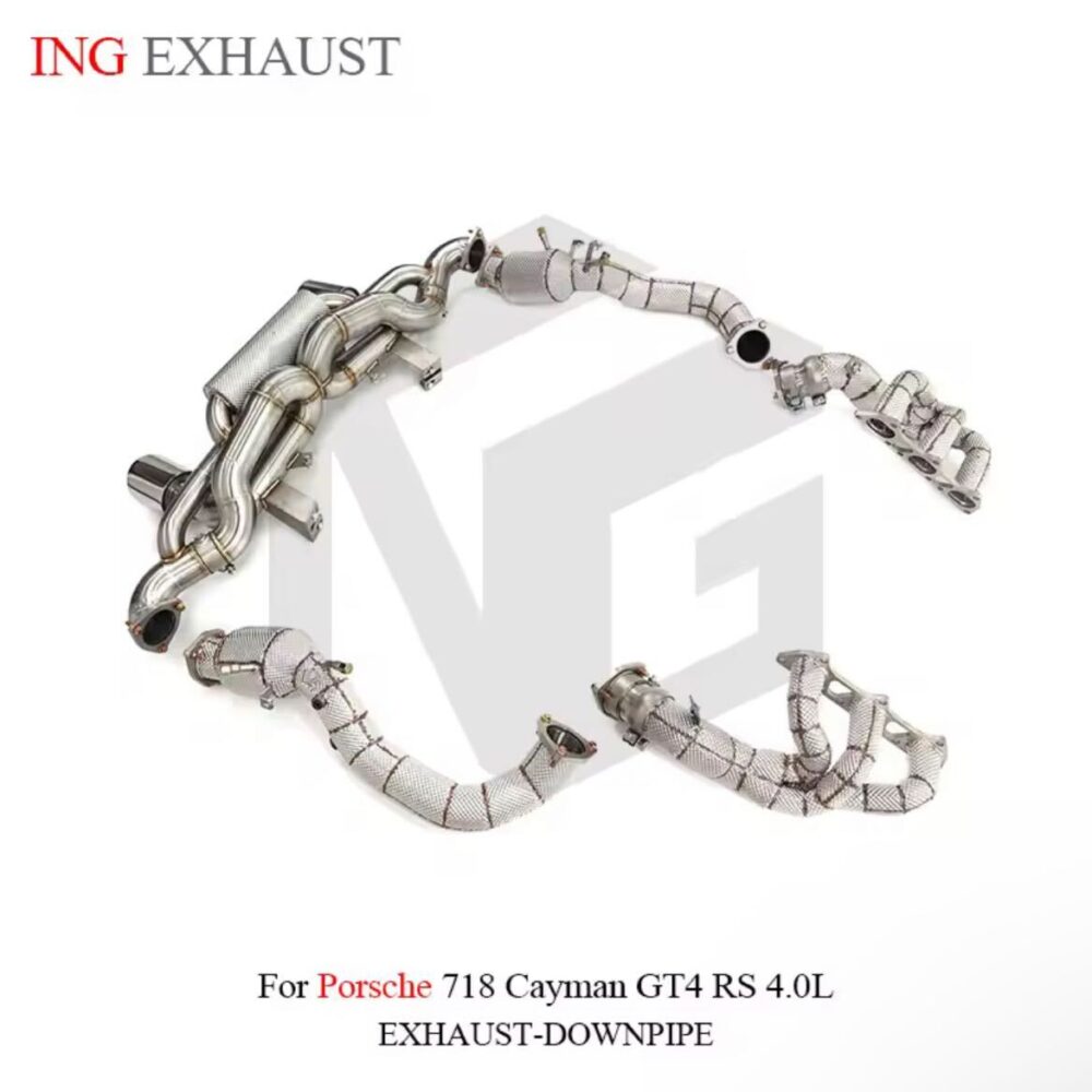 ★ING★ 718 ケイマン GT4 GTS RS 可変バルブ マフラー エキゾースト 4.0 ポルシェ PORSCHE cayman ステンレス