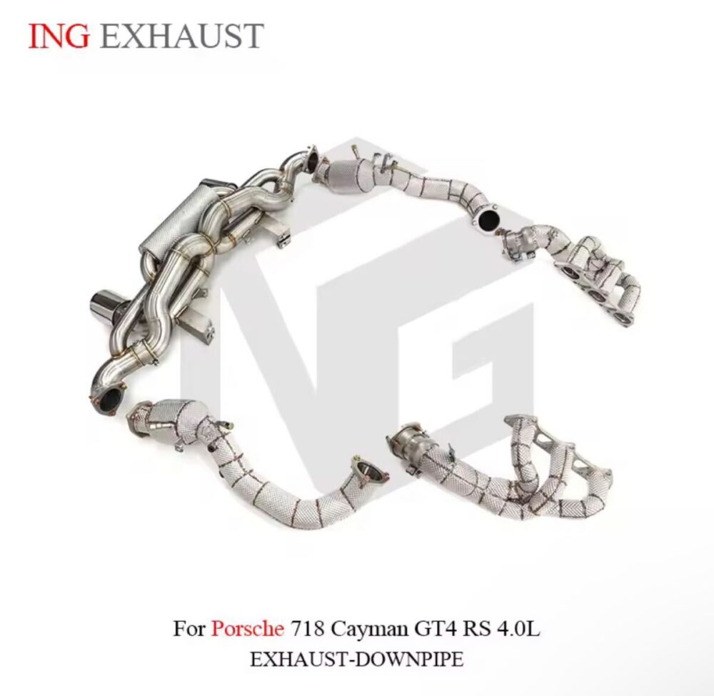 ★ING★ 718 ケイマン GT4 GTS RS 可変バルブ マフラー エキゾースト 4.0 ポルシェ PORSCHE cayman ステンレス
