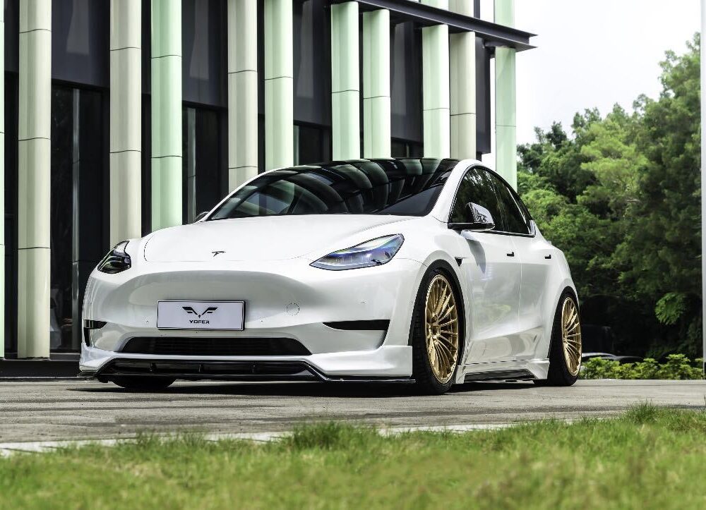 10699ebba86febe_1170_723.jpg ★YOFER★ テスラ モデルY ボディキット ディフューザー バンパー マフラー リップ スポイラー グリル tesla modely