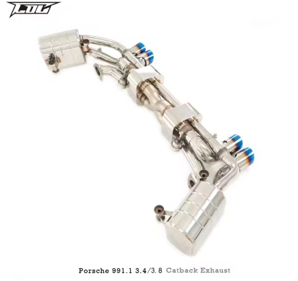 ★C.O.C★ 911 991 可変バルブ エキゾースト マフラー パイプ 中間 Porsche 3.4 3.8 カレラ ポルシェ マフラーカッター GTS S