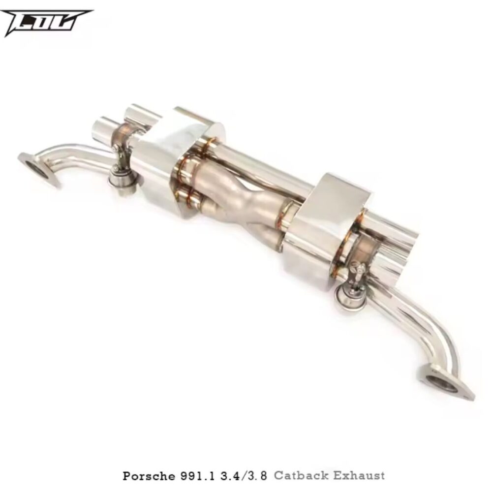 ★C.O.C★ 911 991 可変バルブ エキゾースト マフラー パイプ 中間 Porsche 3.4 3.8 カレラ ポルシェ マフラーカッター GTS S