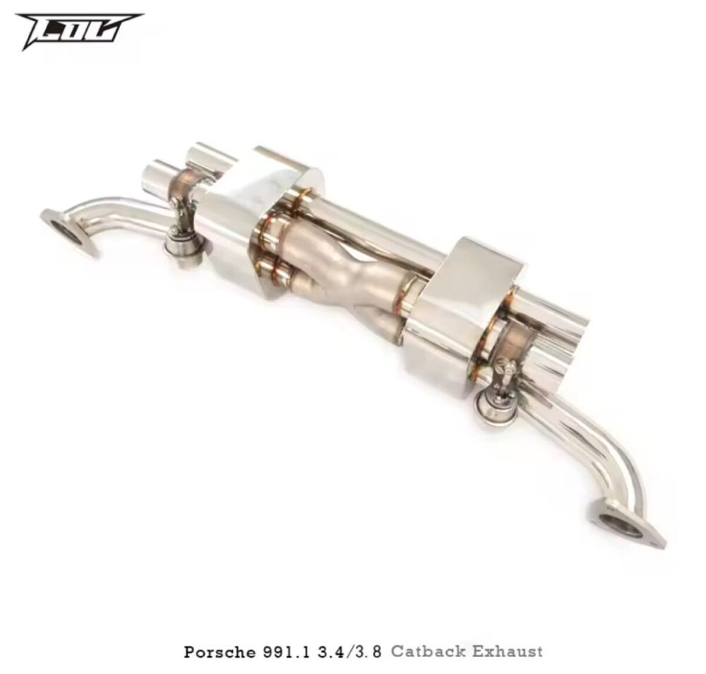 ★C.O.C★ 911 991 可変バルブ エキゾースト マフラー パイプ 中間 Porsche 3.4 3.8 カレラ ポルシェ マフラーカッター GTS S