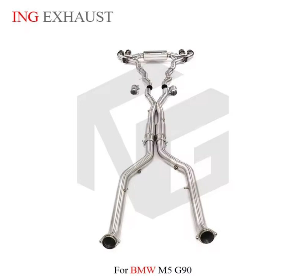 ★ING★ BMW M5 G90 可変バルブ マフラー エキゾースト BMW 可変マフラー ミッドパイプ