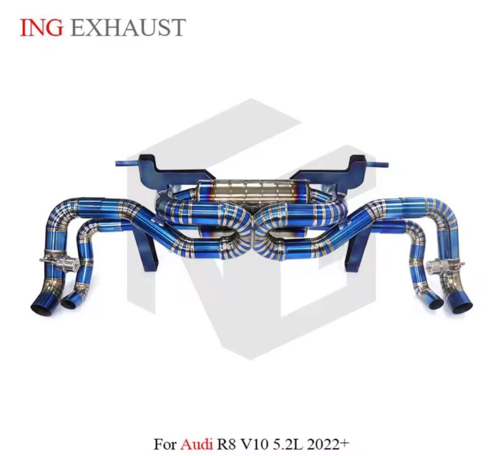 ★ING★ R8 V10 チタン 可変バルブ マフラー エキゾースト アウディ audi クワトロ 5.2