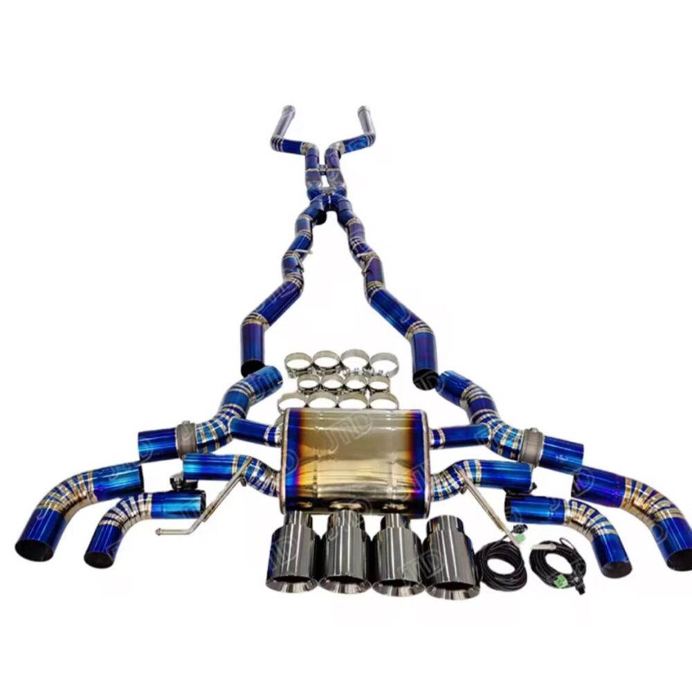 ★JTLD★ チタン M8 F91 F92 F93 可変バルブ マフラー パイプ 中間 バルブ BMW Mスポーツ 8シリーズ G14 G15 G16 m850i