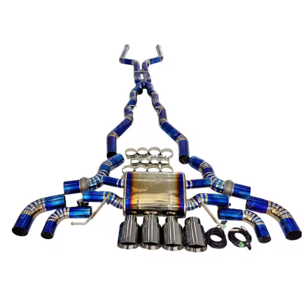 ★JTLD★ チタン M8 F91 F92 F93 可変バルブ マフラー パイプ 中間 バルブ BMW Mスポーツ 8シリーズ G14 G15 G16 m850i