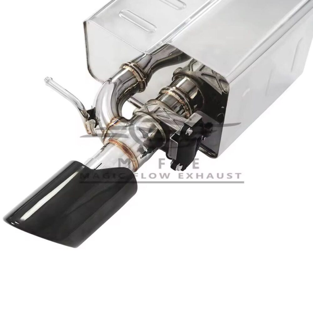 ★MFE★ A6 A7 C7 3.0 可変バルブ マフラー エキゾースト 中間 パイプ ディフューザー リアピース ダウンパイプ 可変マフラー