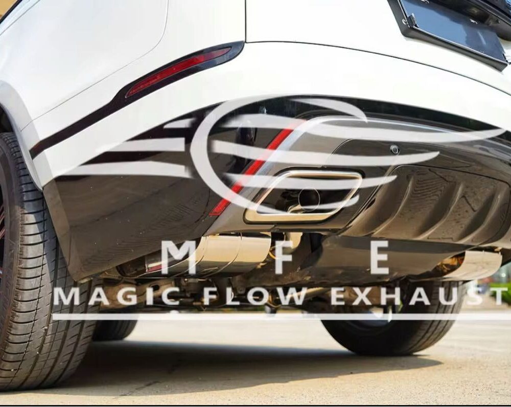 ★MFE★ ヴェラール 3.0 可変バルブ マフラー エキゾースト 中間 パイプ リアピース 可変マフラー P380 HSE レンジローバー