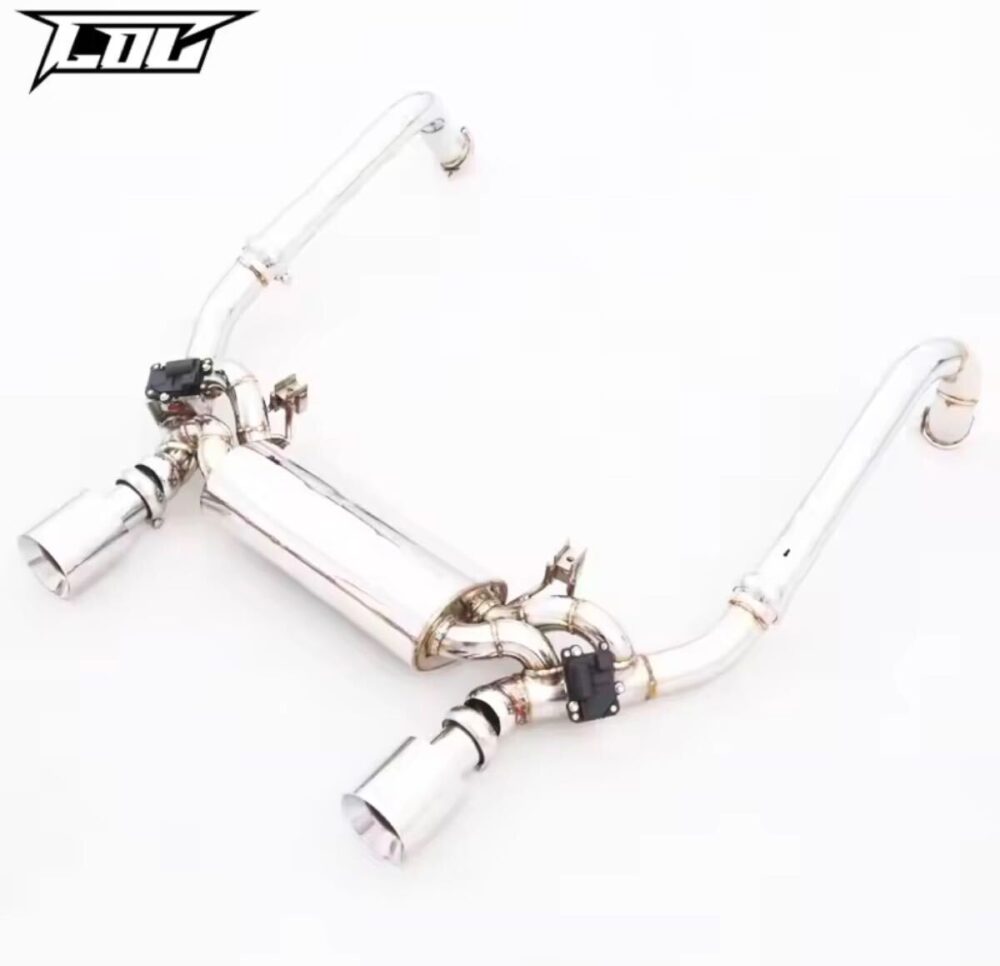 ★C.O.C★ 718 ケイマン ボクスター 可変バルブ ハイパフォーマンスエキゾースト マフラー パイプ 中間 Porsche 2.0 982 S T gts