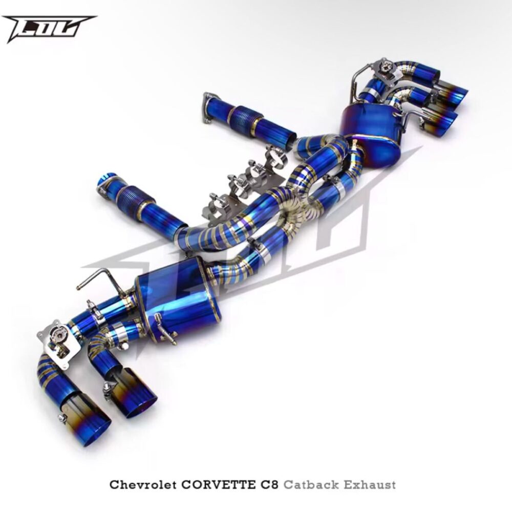 ★C.O.C★ チタン コルベット C8 可変バルブ スーパースポーツ マフラー corvette シボレー リモコン