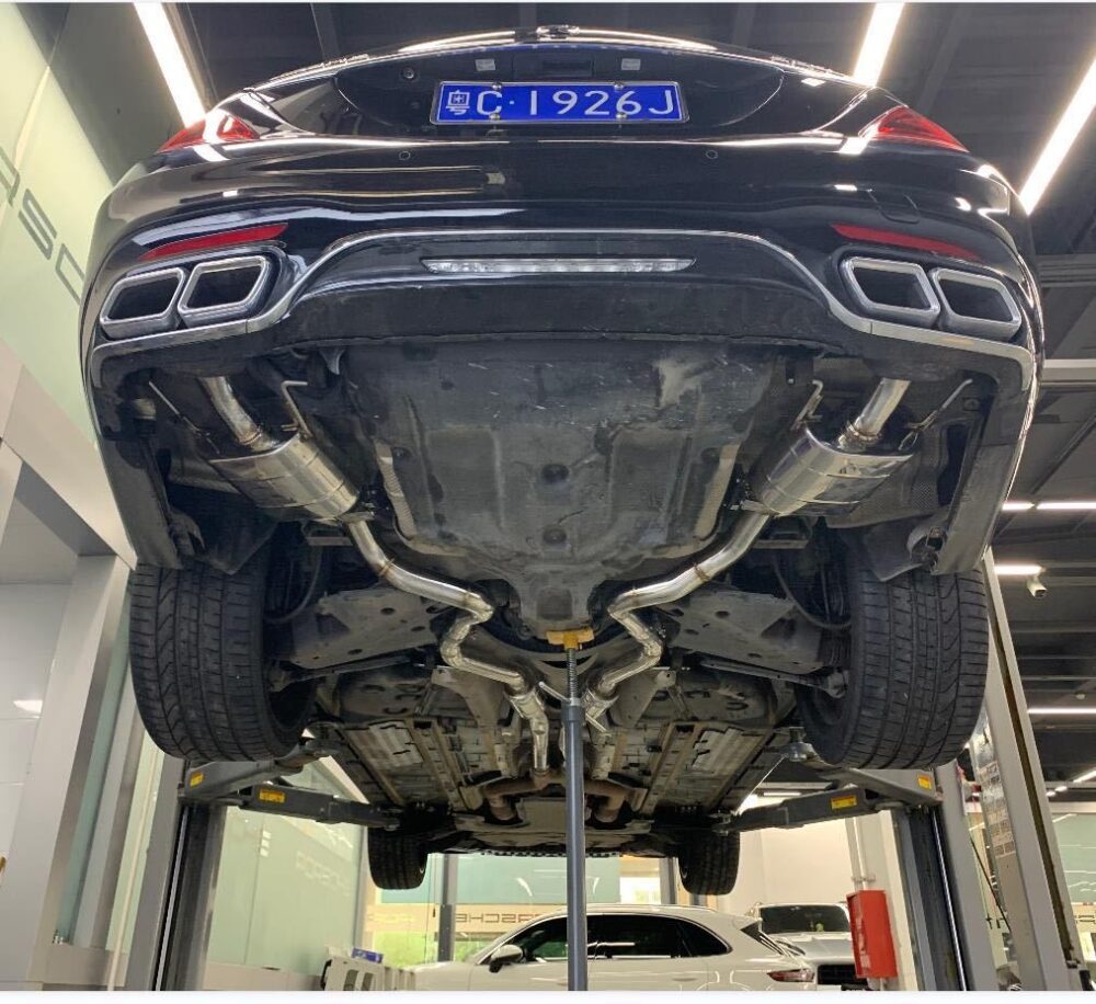 ★ING★ コルベット C8 チタン 可変バルブ マフラー エキゾースト ダウンパイプ 触媒 キャタライザー corvette