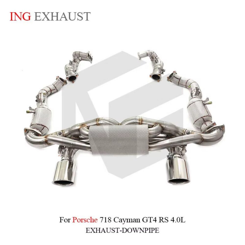 ★ING★ 718 ケイマン GT4 GTS RS 可変バルブ マフラー エキゾースト 4.0 ポルシェ PORSCHE cayman ステンレス