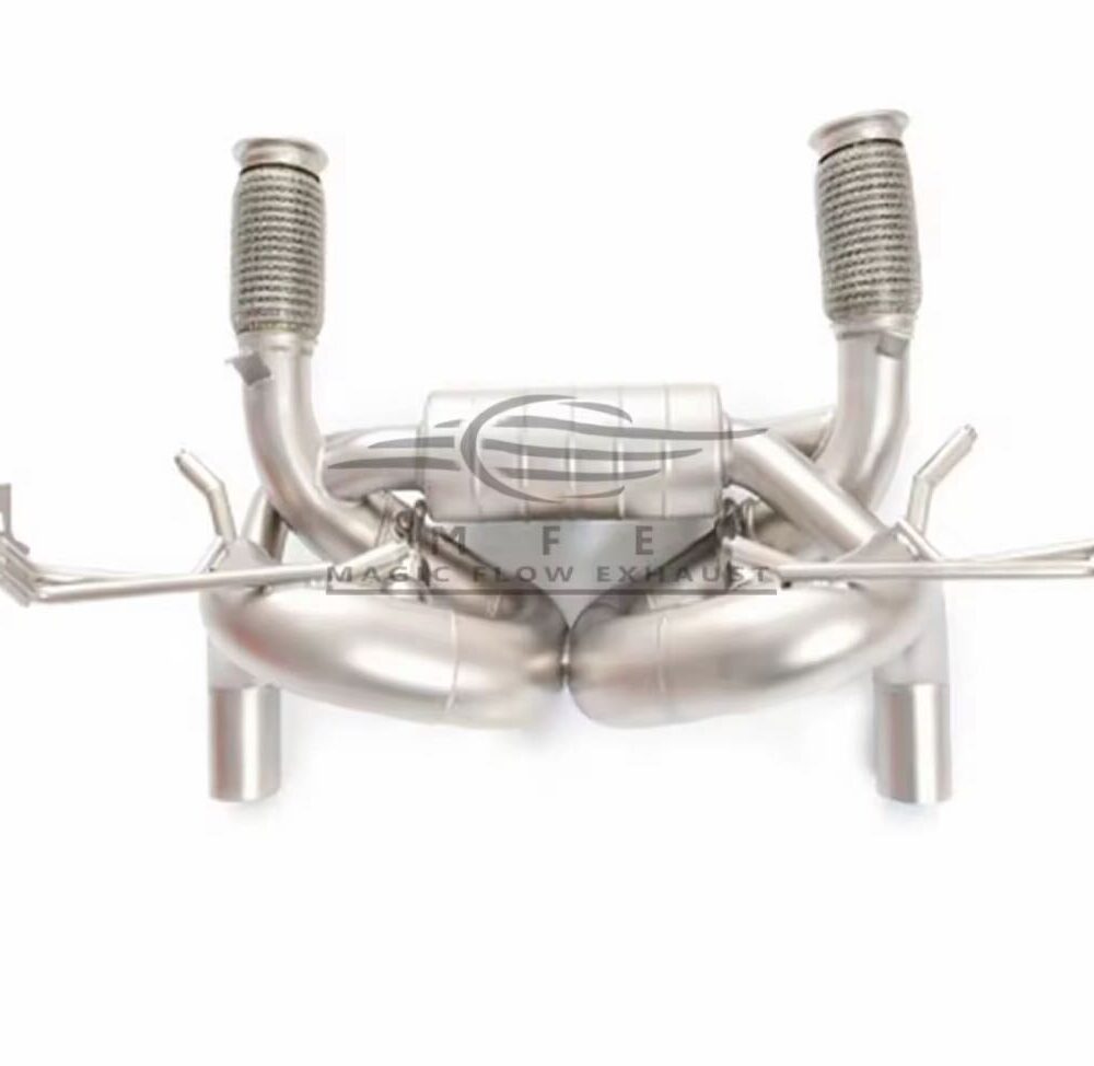 ★MFE★ ウラカン EVO 可変バルブ マフラー エキゾースト 中間 パイプ ディフューザー リアピース 可変マフラー ランボルギーニ エボ