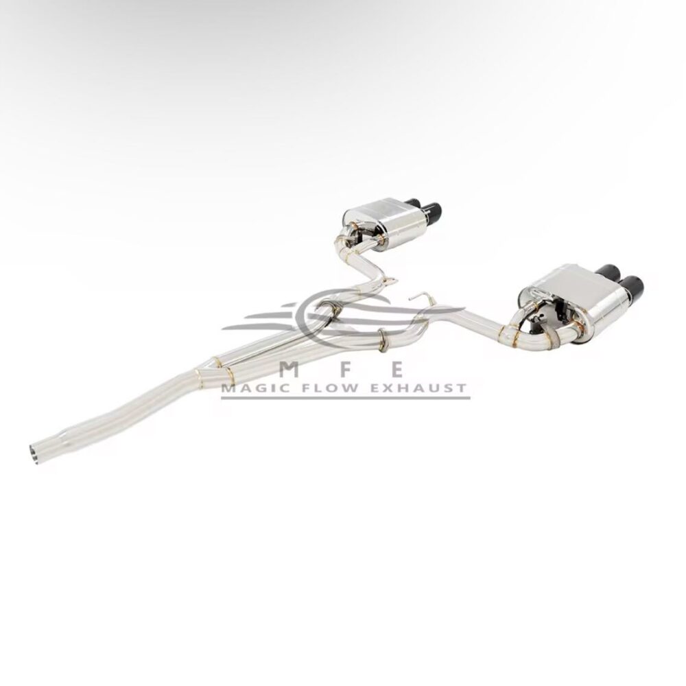 ★MFE★ マスタング エコブースト GT500ルック 可変バルブ マフラー 中間 パイプ ディフューザー リアピース 可変マフラー 2.3 ②