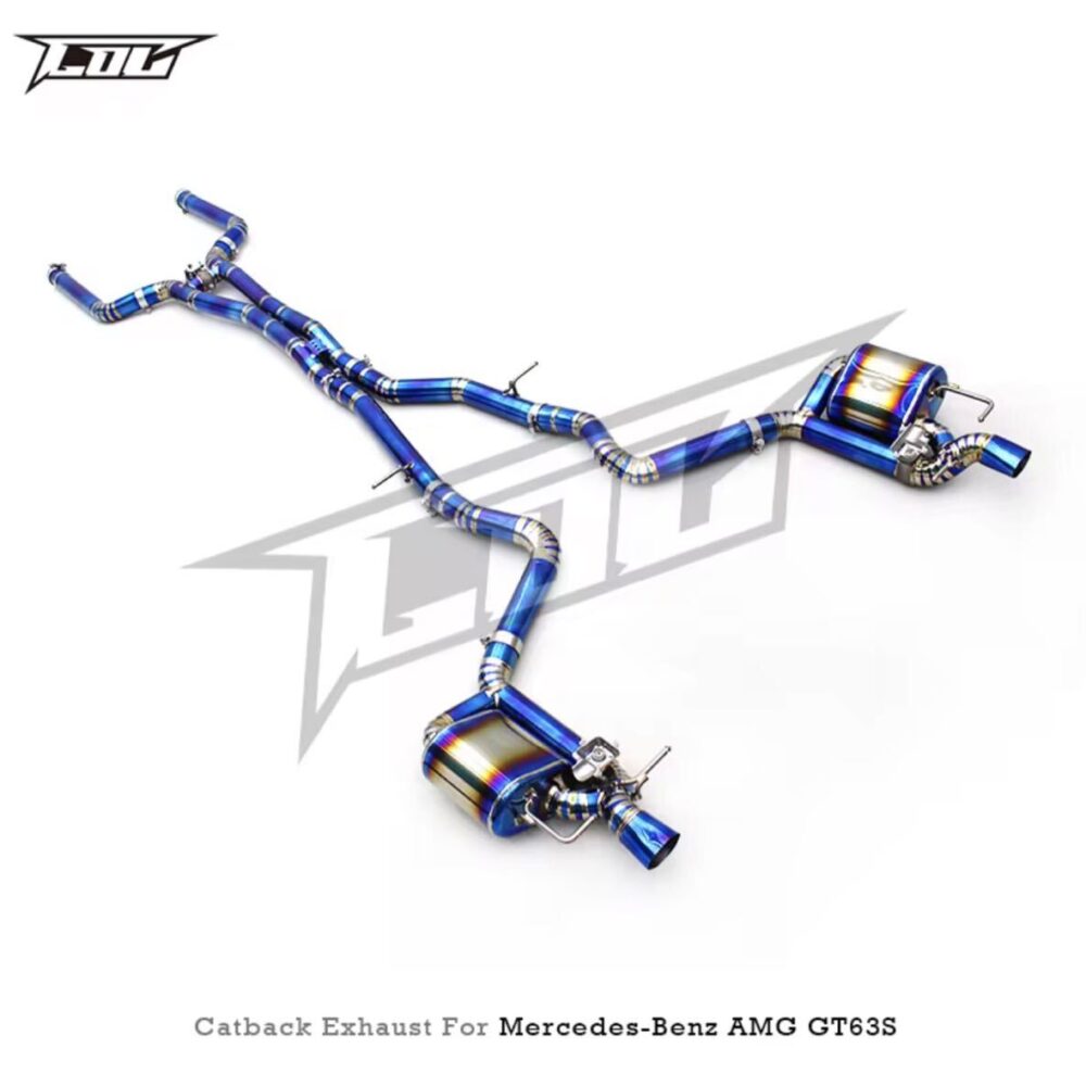 ★C.O.C★ チタン GT63 GT63S 可変 バルブ スーパースポーツ マフラー AMG 4ドアクーペ X290 C190 R190