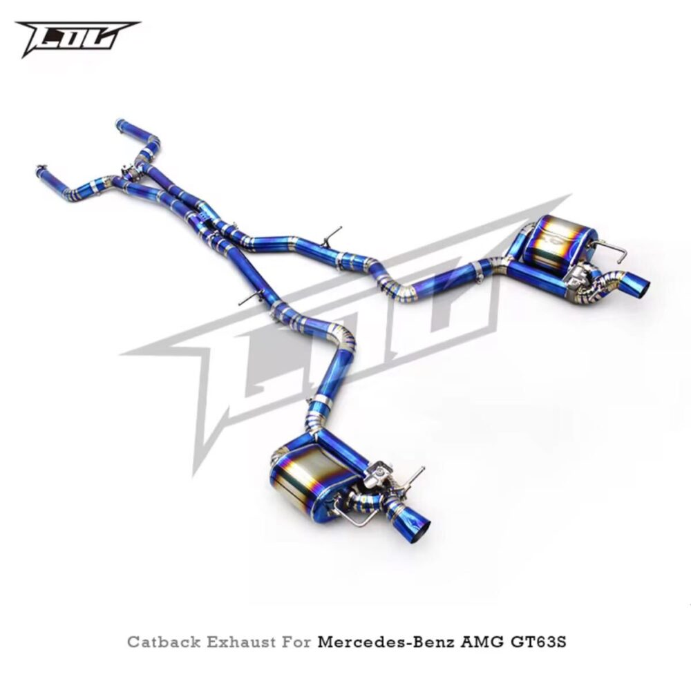 ★C.O.C★ チタン GT63 GT63S 可変 バルブ スーパースポーツ マフラー AMG 4ドアクーペ X290 C190 R190