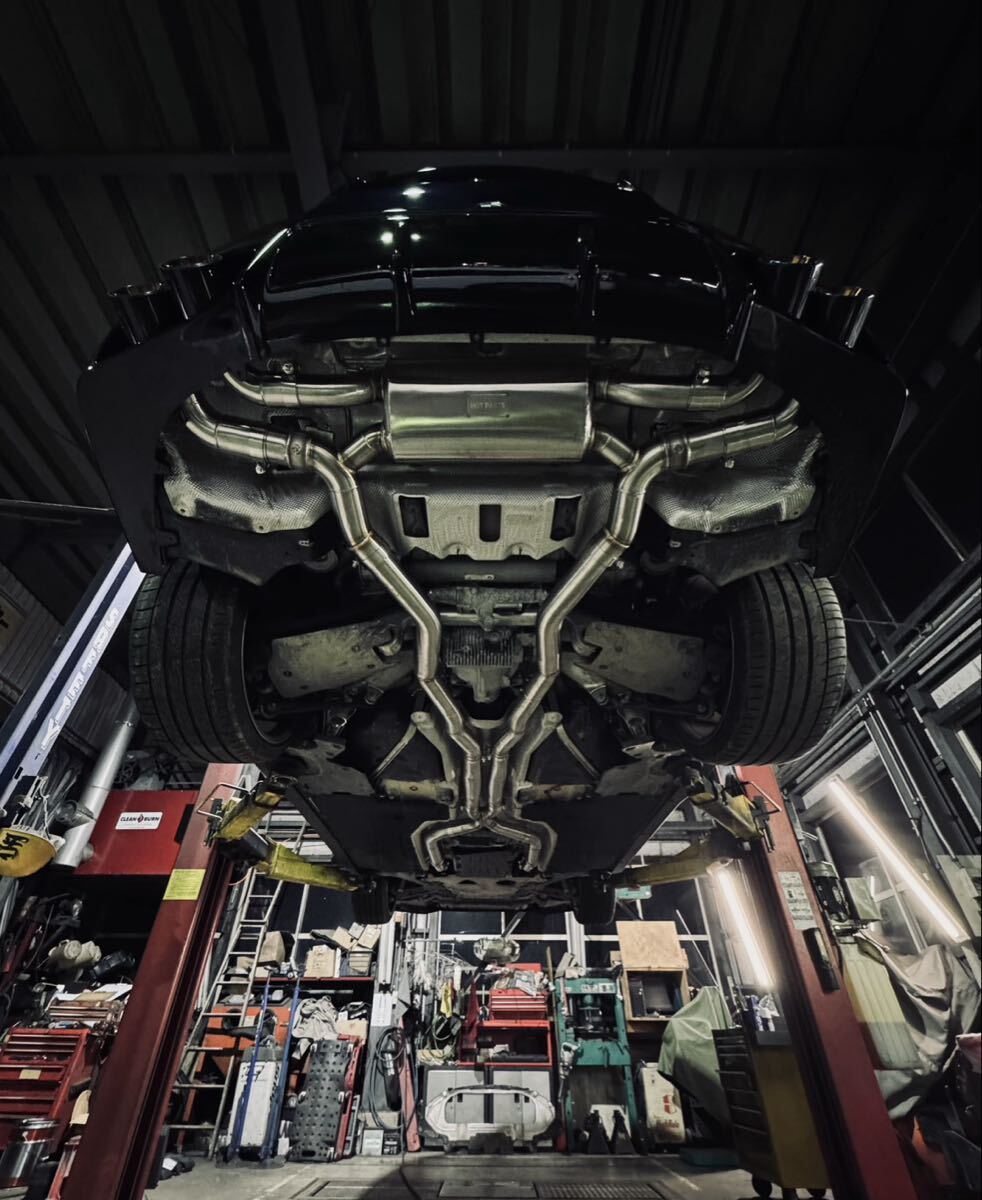 ★JTLD★ チタン M8 F91 F92 F93 可変バルブ マフラー パイプ 中間 バルブ BMW Mスポーツ 8シリーズ G14 G15 G16 m850i