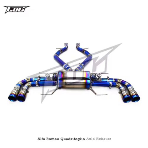 ★C.O.C★ チタン アルファロメオ ジュリア クアドリフォリオ 可変バルブ ハイパフォーマンスエキゾースト マフラー パイプ 中間