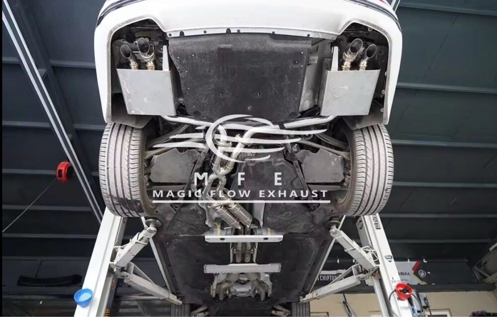 17699f0a08f14aa_1200_764.jpg ★MFE★ アウディ A8 D5 可変バルブ マフラー エキゾースト 中間 パイプ ミッド ディフューザー リアピース ダウンパイプ S8