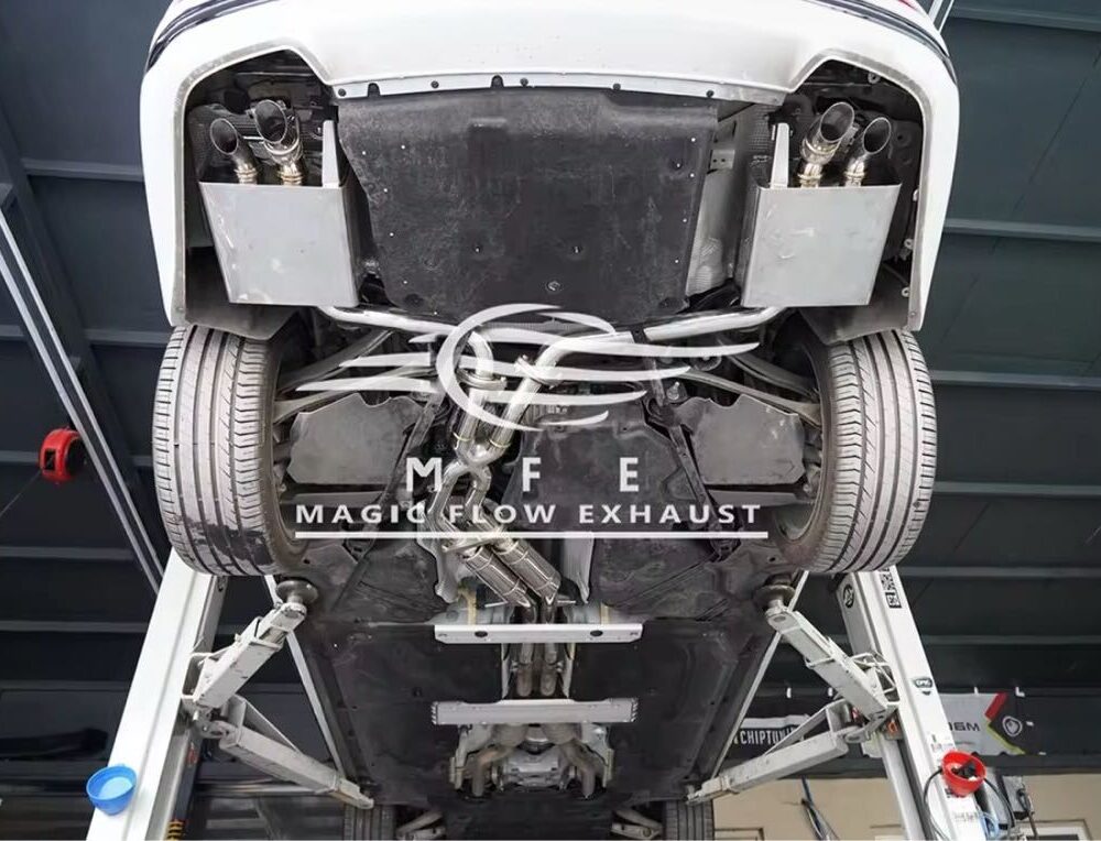 17699f0a08f14aa_1200_764.jpg ★MFE★ アウディ A8 D5 可変バルブ マフラー エキゾースト 中間 パイプ ミッド ディフューザー リアピース ダウンパイプ S8