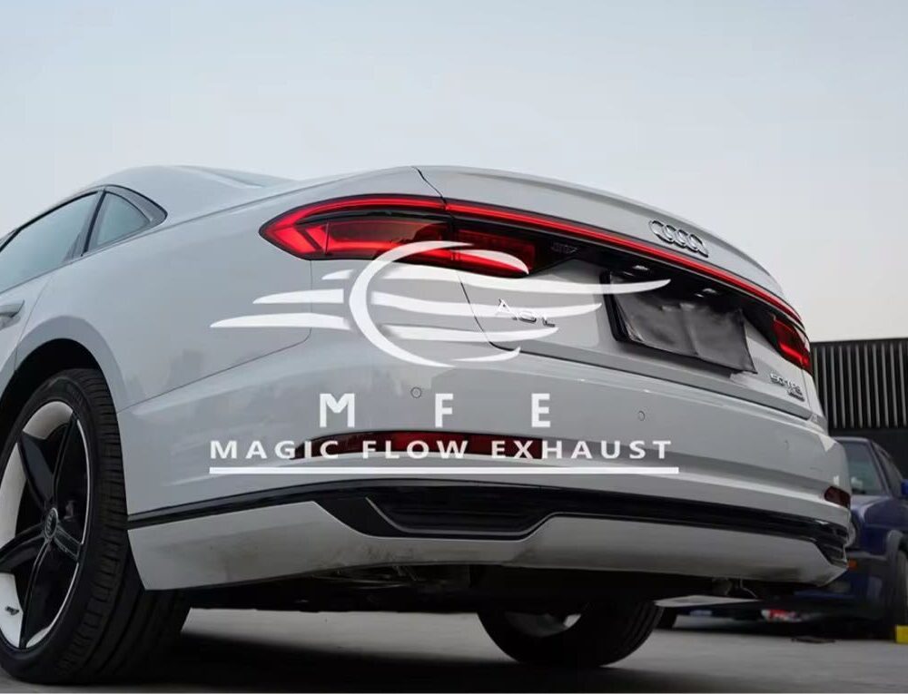 17699f0a0a084a6_1200_765.jpg ★MFE★ アウディ A8 D5 可変バルブ マフラー エキゾースト 中間 パイプ ミッド ディフューザー リアピース ダウンパイプ S8