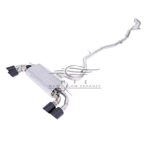 ★MFE★ ゴルフ R 7 7.5 可変バルブ マフラー エキゾースト 中間 パイプ ミッド ディフューザー リアピース ダウンパイプ VW golf