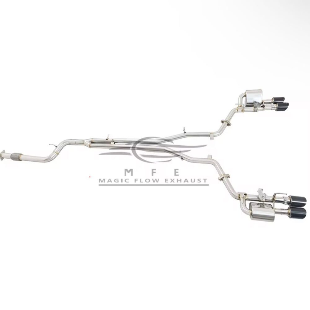 17699f0a342d419_1200_1183.jpg ★MFE★ マセラティ ギブリ 2.0 可変バルブ マフラー エキゾースト 中間 パイプ ディフューザー リアピース 可変マフラー