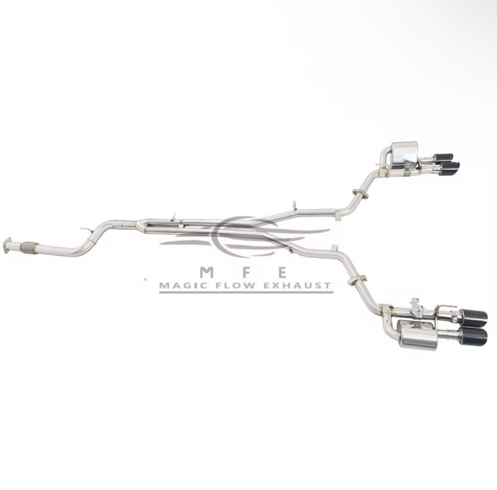 17699f0a342d419_1200_1183.jpg ★MFE★ マセラティ ギブリ 2.0 可変バルブ マフラー エキゾースト 中間 パイプ ディフューザー リアピース 可変マフラー