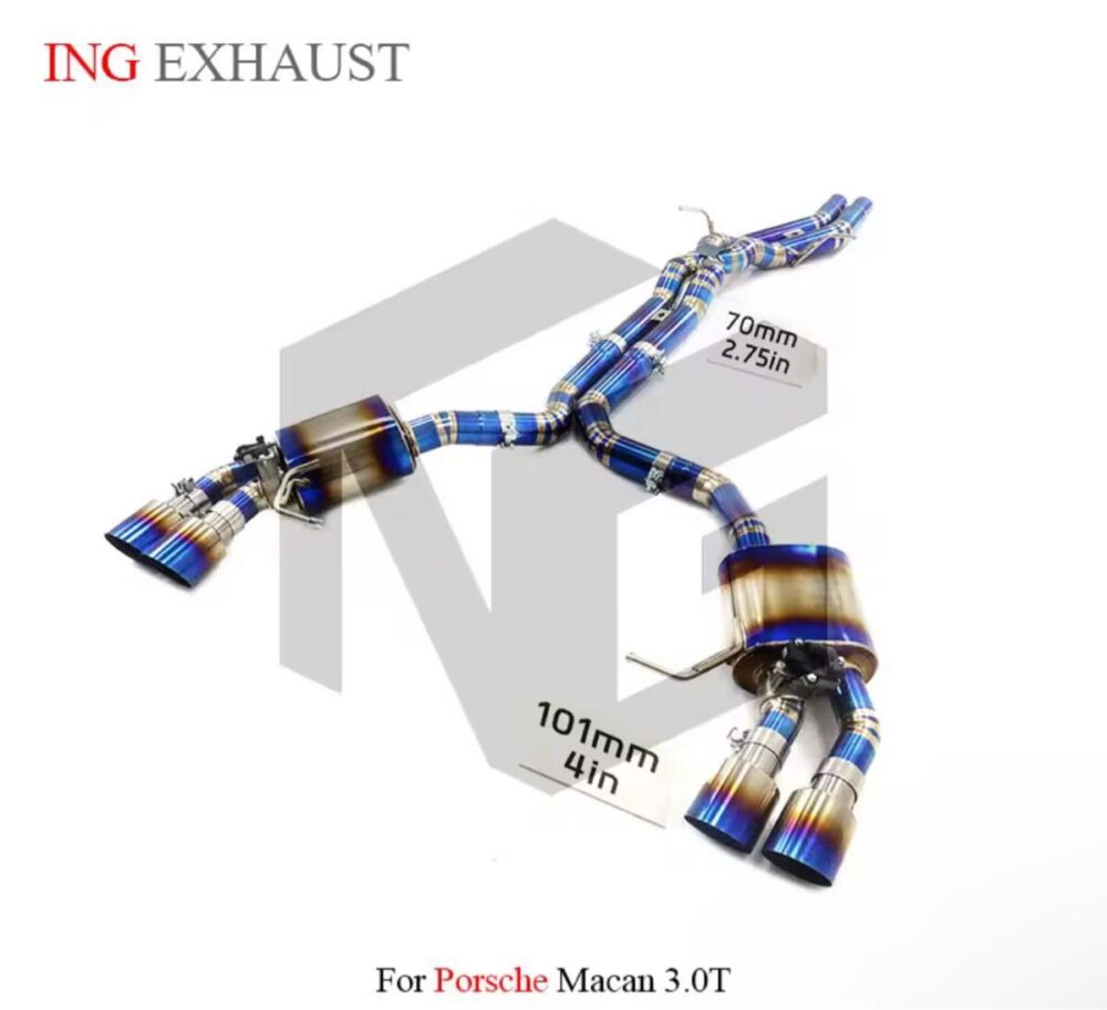 ★ING★ チタン マカン GTS S 3.0 可変バルブ マフラー エキゾースト ポルシェ PORSCHE T 95B