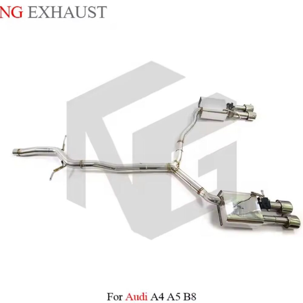 ★ING★ A4 A5 B8 2.0 可変バルブ マフラー エキゾースト アウディ audi 可変マフラー