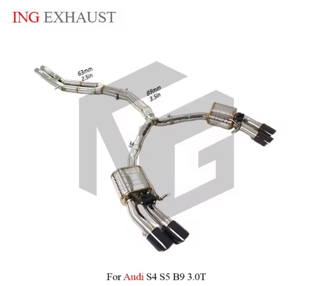 ★ING★ S4 S5 B9 可変バルブ マフラー エキゾースト アウディ audi 可変マフラー