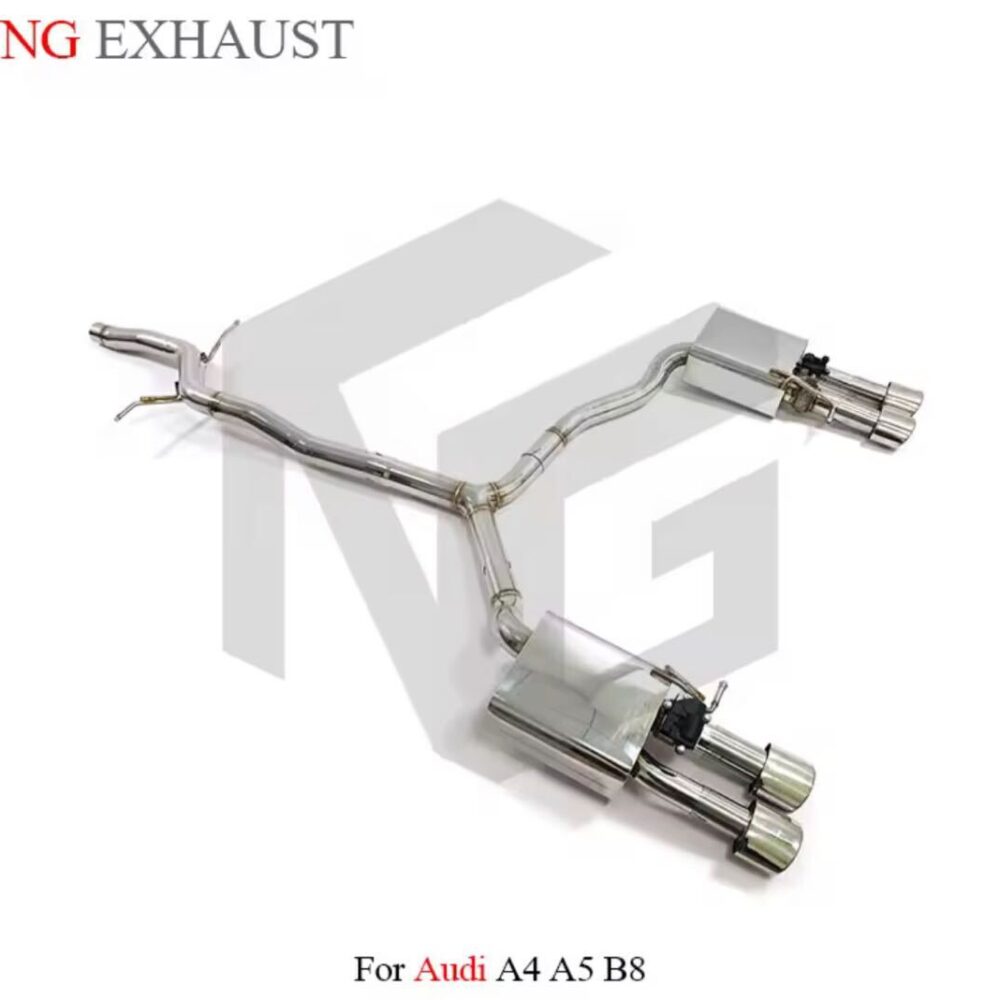★ING★ A4 A5 B8 2.0 可変バルブ マフラー エキゾースト アウディ audi 可変マフラー