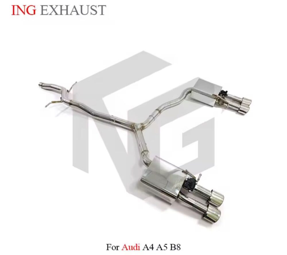 ★ING★ A4 A5 B8 2.0 可変バルブ マフラー エキゾースト アウディ audi 可変マフラー