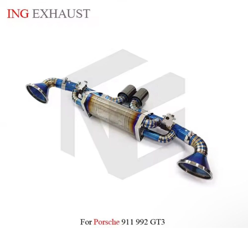 ★ING★ チタン 911 992 GT3 可変バルブ マフラー エキゾースト ポルシェ PORSCHE