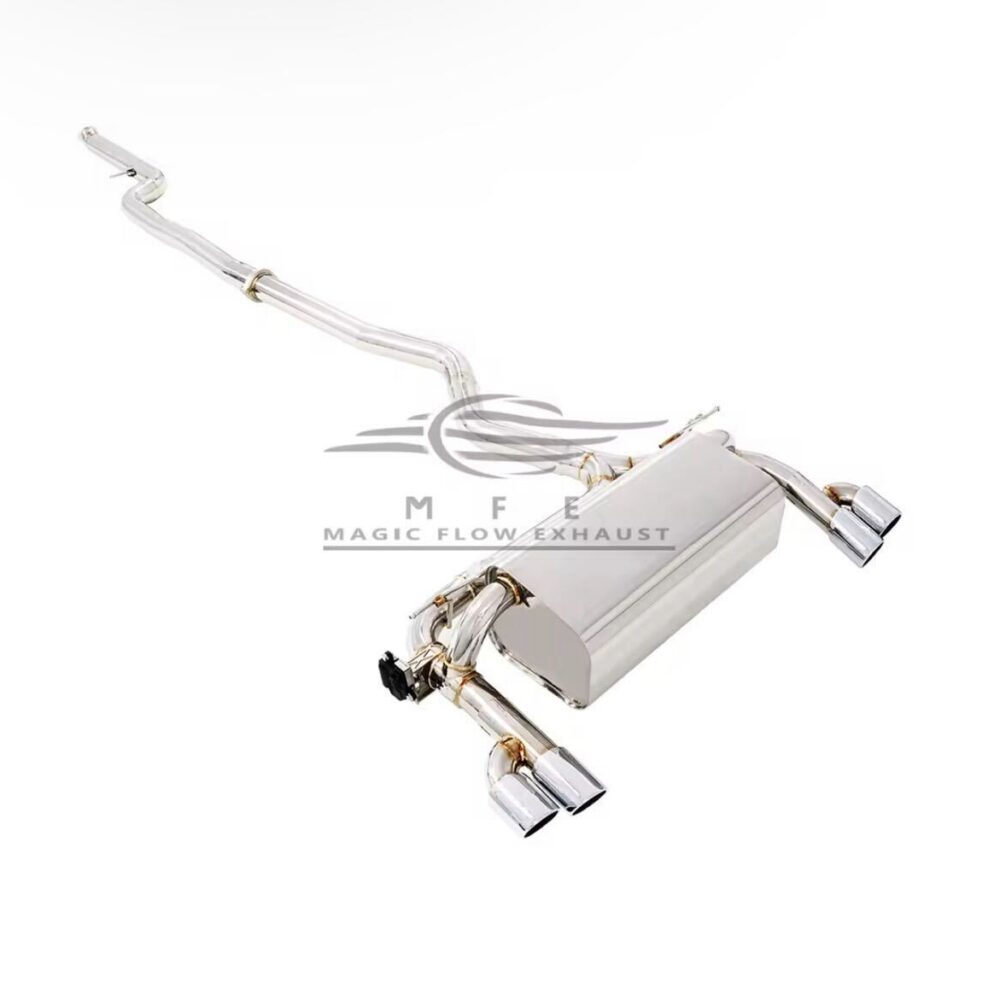 19699f0a048fa22_1200_1171.jpg ★MFE★ F30 320i M3 仕様 ルック 可変バルブ マフラー エキゾースト 中間 パイプ ミッド リアピース 328i N20 B48