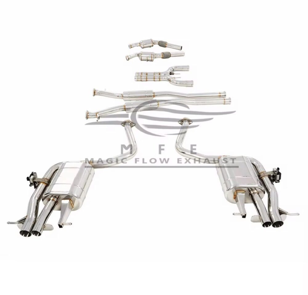 19699f0a2a9a79b_1200_1150.jpg ★MFE★ W222 S450 可変バルブ マフラー エキゾースト 中間 パイプ ディフューザー リアピース ダウンパイプ 可変マフラー