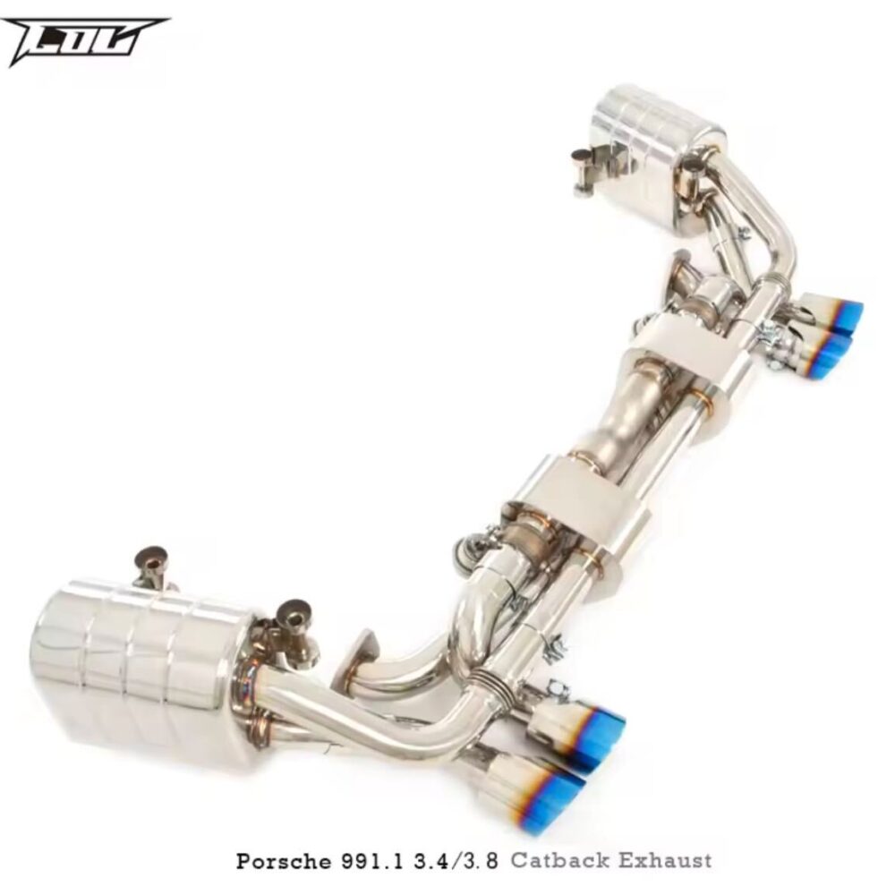 ★C.O.C★ 911 991 可変バルブ エキゾースト マフラー パイプ 中間 Porsche 3.4 3.8 カレラ ポルシェ マフラーカッター GTS S
