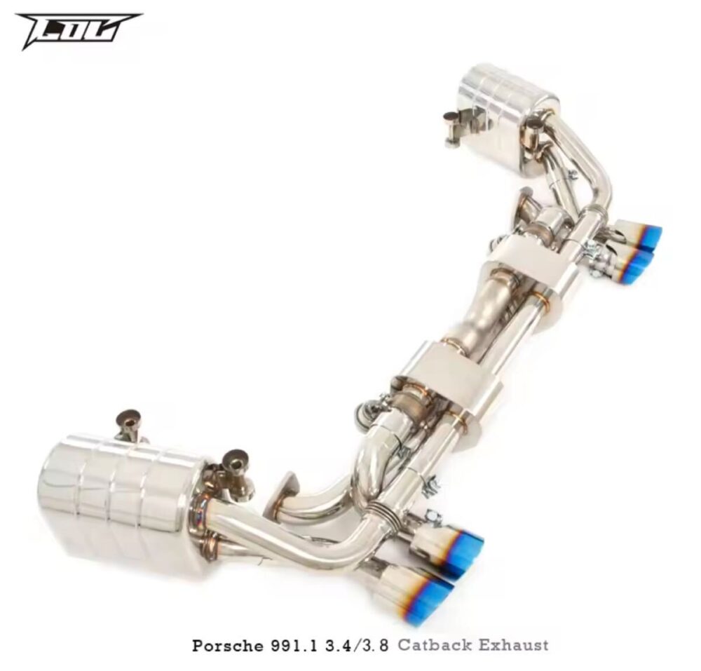 ★C.O.C★ 911 991 可変バルブ エキゾースト マフラー パイプ 中間 Porsche 3.4 3.8 カレラ ポルシェ マフラーカッター GTS S