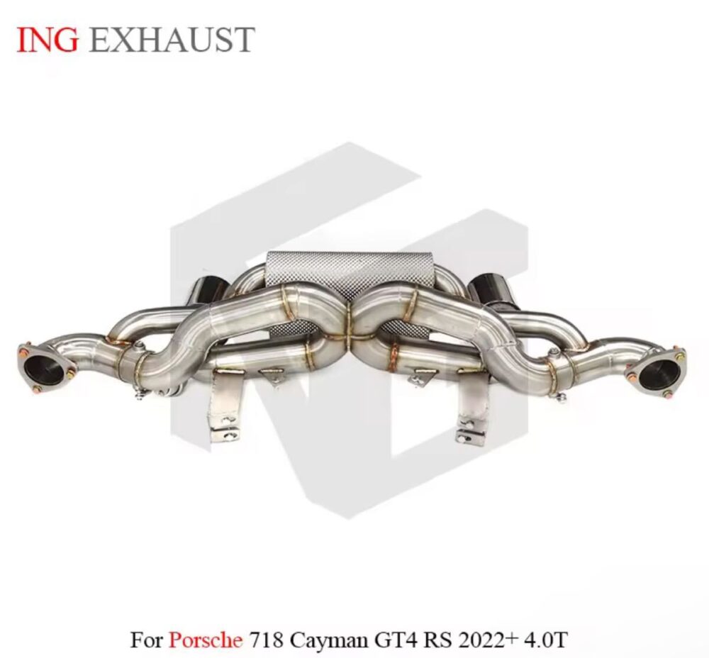 ★ING★ 718 ケイマン GT4 GTS RS 可変バルブ マフラー エキゾースト 4.0 ポルシェ PORSCHE cayman ②