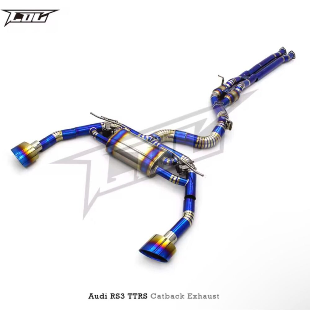 ★C.O.C★ チタン TTRS FV 8S 可変バルブ スーパースポーツ マフラー Sライン ルック リモコン アウディ RS3