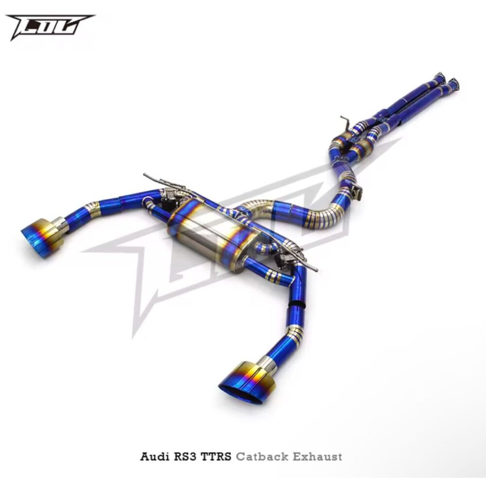 ★C.O.C★ チタン TTRS FV 8S 可変バルブ スーパースポーツ マフラー Sライン ルック リモコン アウディ RS3