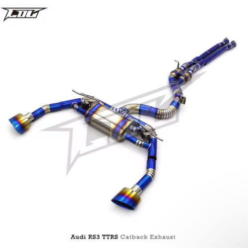 ★C.O.C★ チタン TTRS FV 8S 可変バルブ スーパースポーツ マフラー Sライン ルック リモコン アウディ RS3