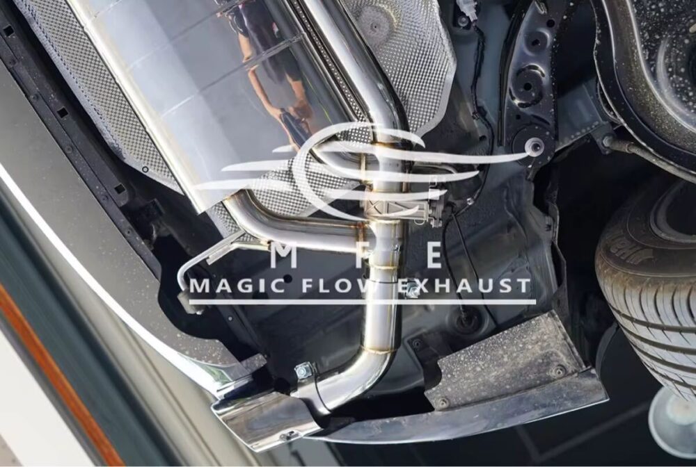 ★MFE★ マツダ6 アテンザ 可変バルブ マフラー エキゾースト 中間 パイプ ミッド ディフューザー リアピース ダウンパイプ GJ 20S